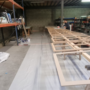 Peinture petit pavillon à Airelles Saint-Tropez, Château de la Messardière