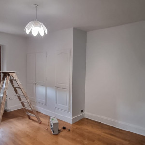 Rénovation d'une chambre bien abîmée à Charnay
