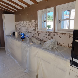 Rénovation peinture cuisine – Guéreins (01)