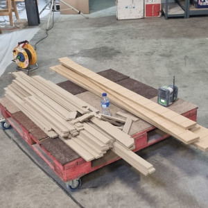 Peinture petit pavillon à Airelles Saint-Tropez, Château de la Messardière