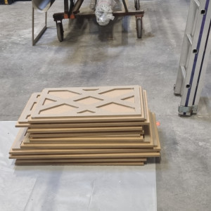 Peinture petit pavillon à Airelles Saint-Tropez, Château de la Messardière