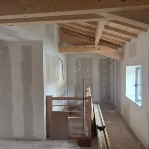 Rénovation plateau au Château de Tavernost à Francheleins