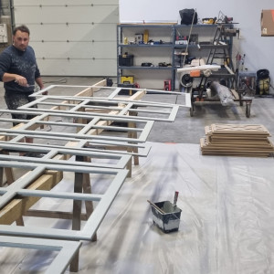 Peinture petit pavillon à Airelles Saint-Tropez, Château de la Messardière