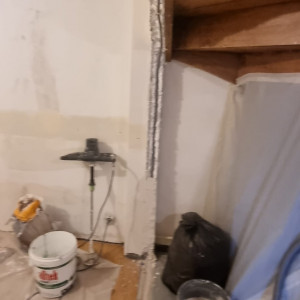 Rénovation cuisine, hall d'entrée à Saint-Etienne-des-Ouillières (69)