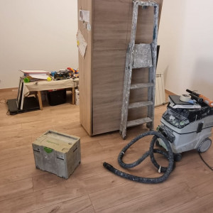 Rénovation cuisine, hall d'entrée à Saint-Etienne-des-Ouillières (69)