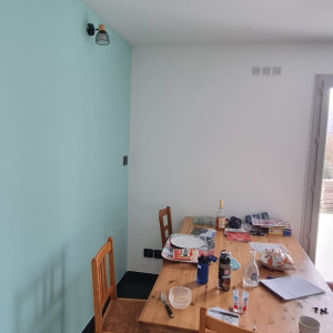 Rénovation cuisine, hall d'entrée à Saint-Etienne-des-Ouillières (69)