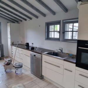 Rénovation peinture cuisine – Guéreins (01)