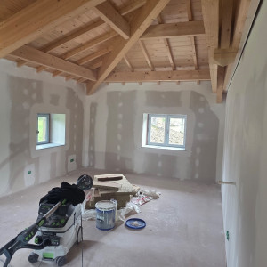 Rénovation plateau au Château de Tavernost à Francheleins