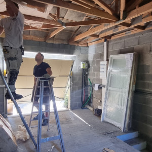 Transformation d’un garage en un bureau à Dardilly
