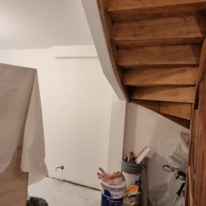 Rénovation cuisine, hall d'entrée à Saint-Etienne-des-Ouillières (69)