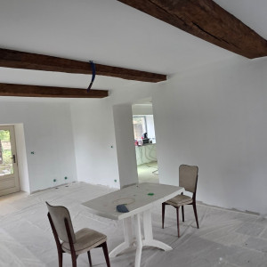 Rénovation plateau au Château de Tavernost à Francheleins