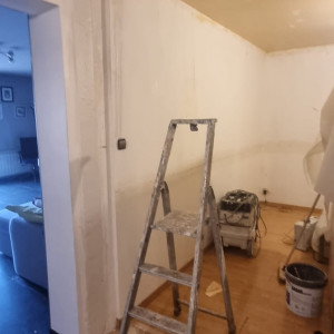 Rénovation cuisine, hall d'entrée à Saint-Etienne-des-Ouillières (69)