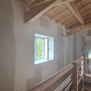 Rénovation plateau au Château de Tavernost à Francheleins