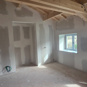 Rénovation plateau au Château de Tavernost à Francheleins