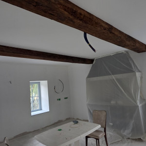 Rénovation plateau au Château de Tavernost à Francheleins